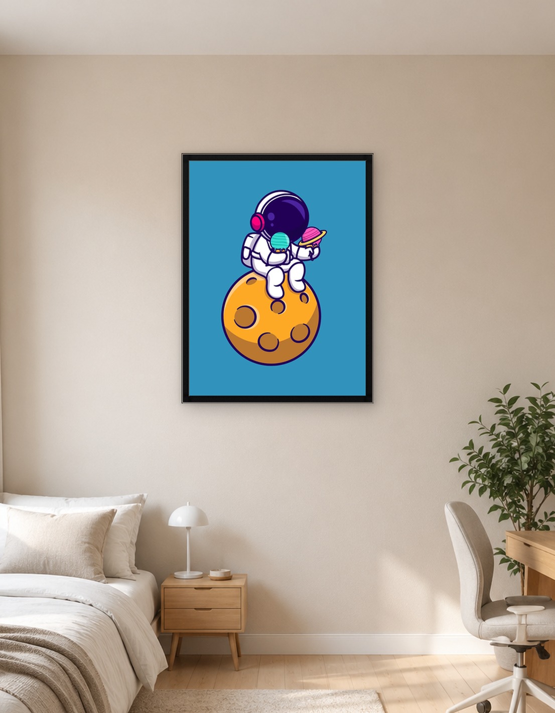 Kawaii Astronaut Ice Cream