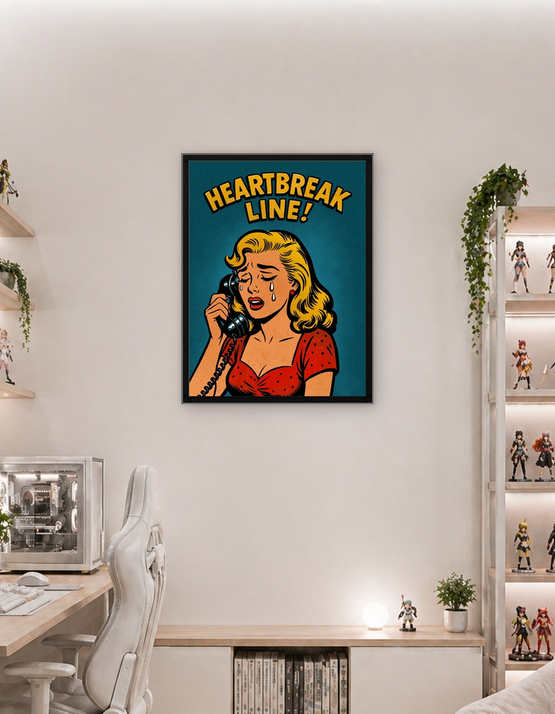 Heartbreak Line Comic Art