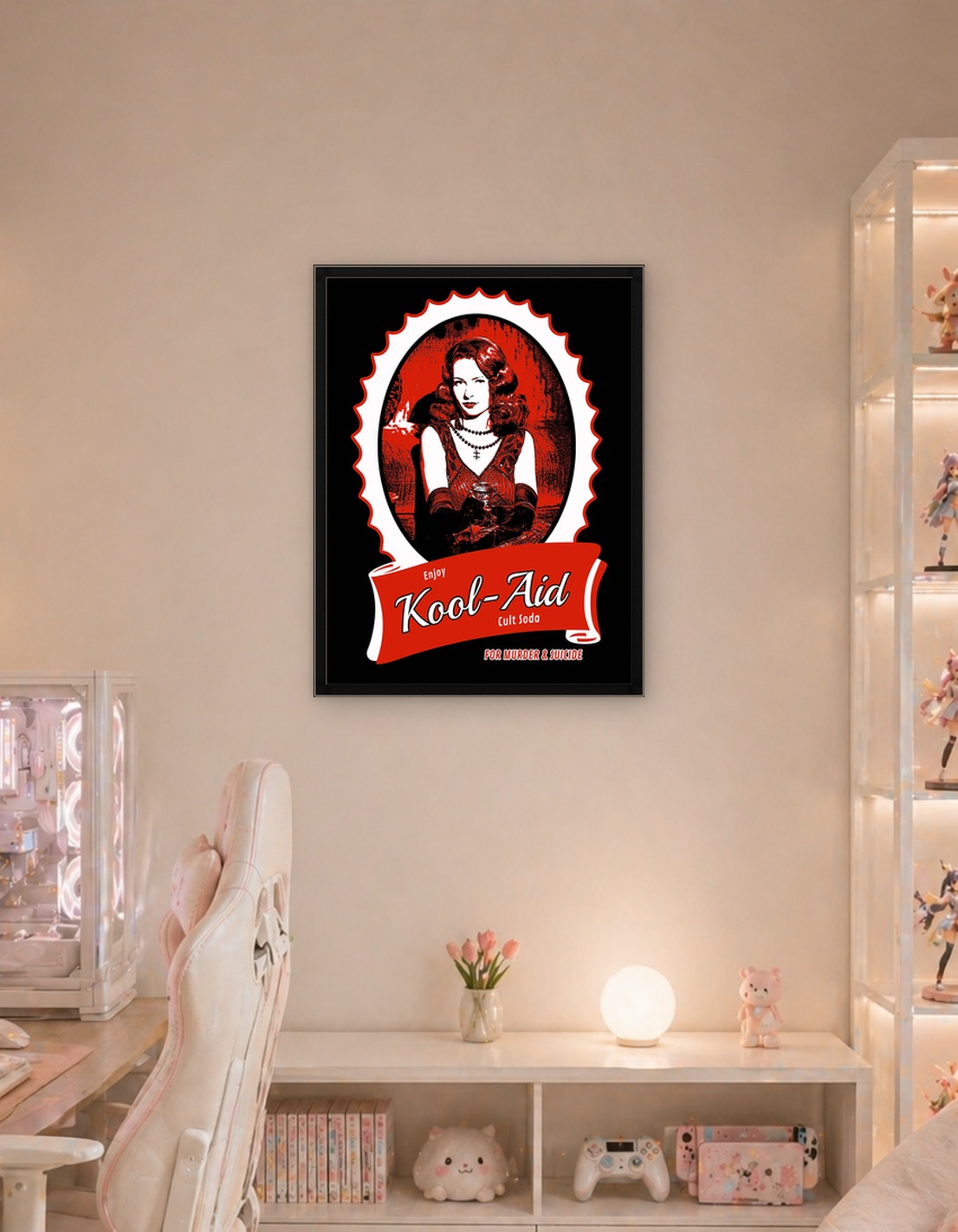 Kool-Aid Cult Soda Parody Art