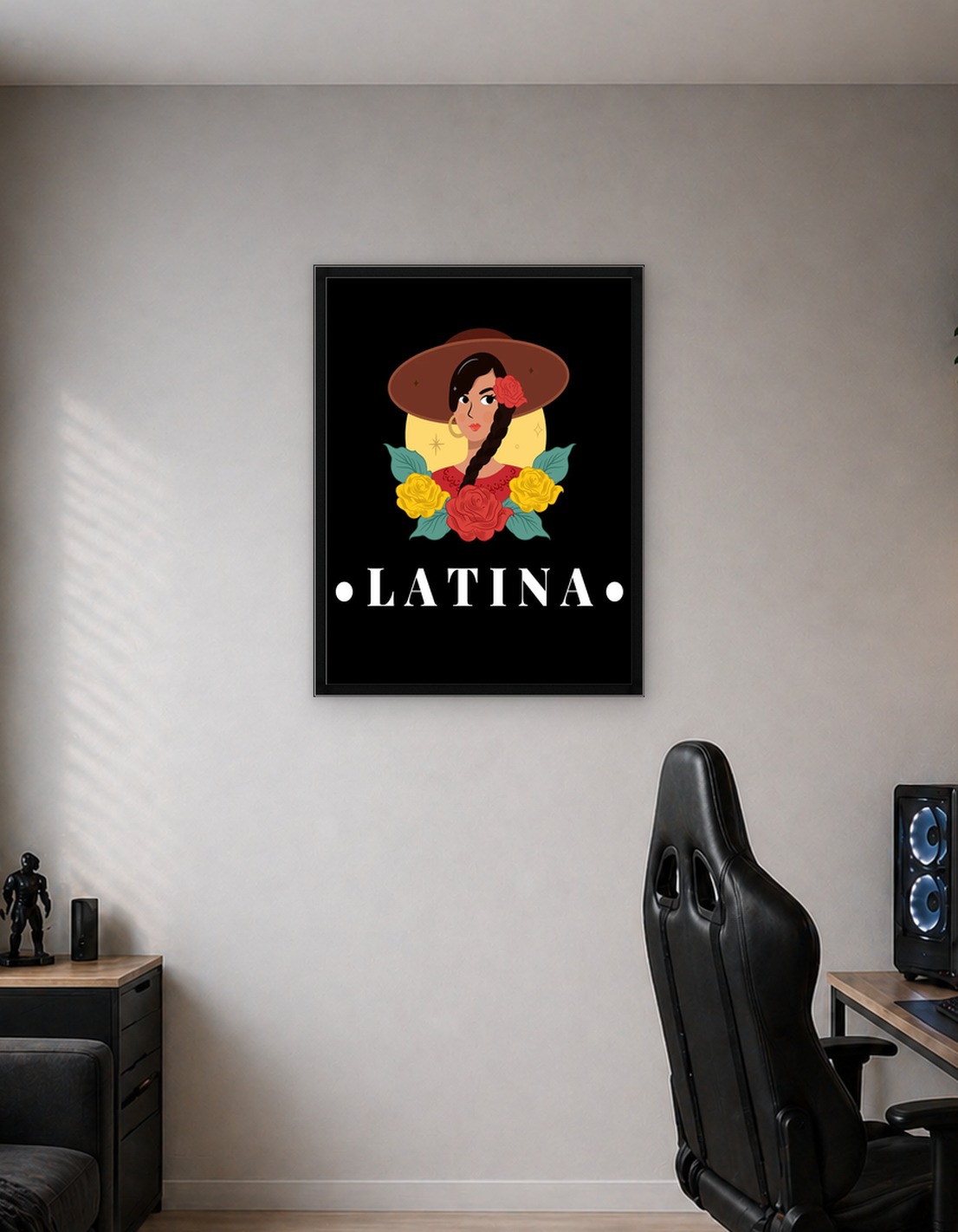 Latina Cartoon Character