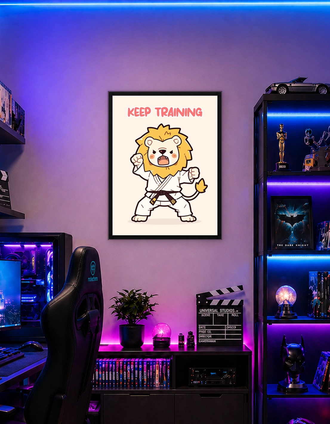 Lion in Karate Gi