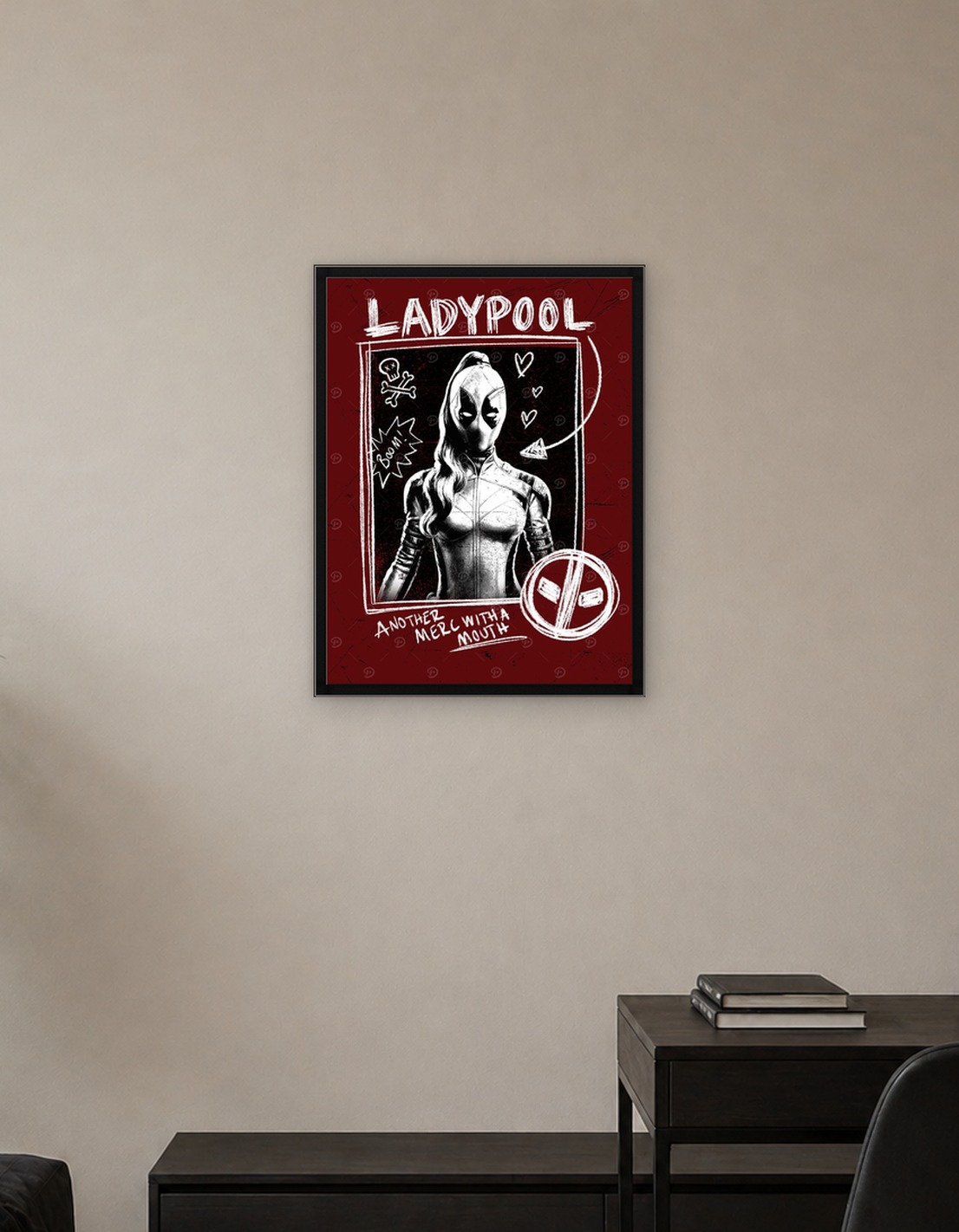 Ladypool Poster Scratch