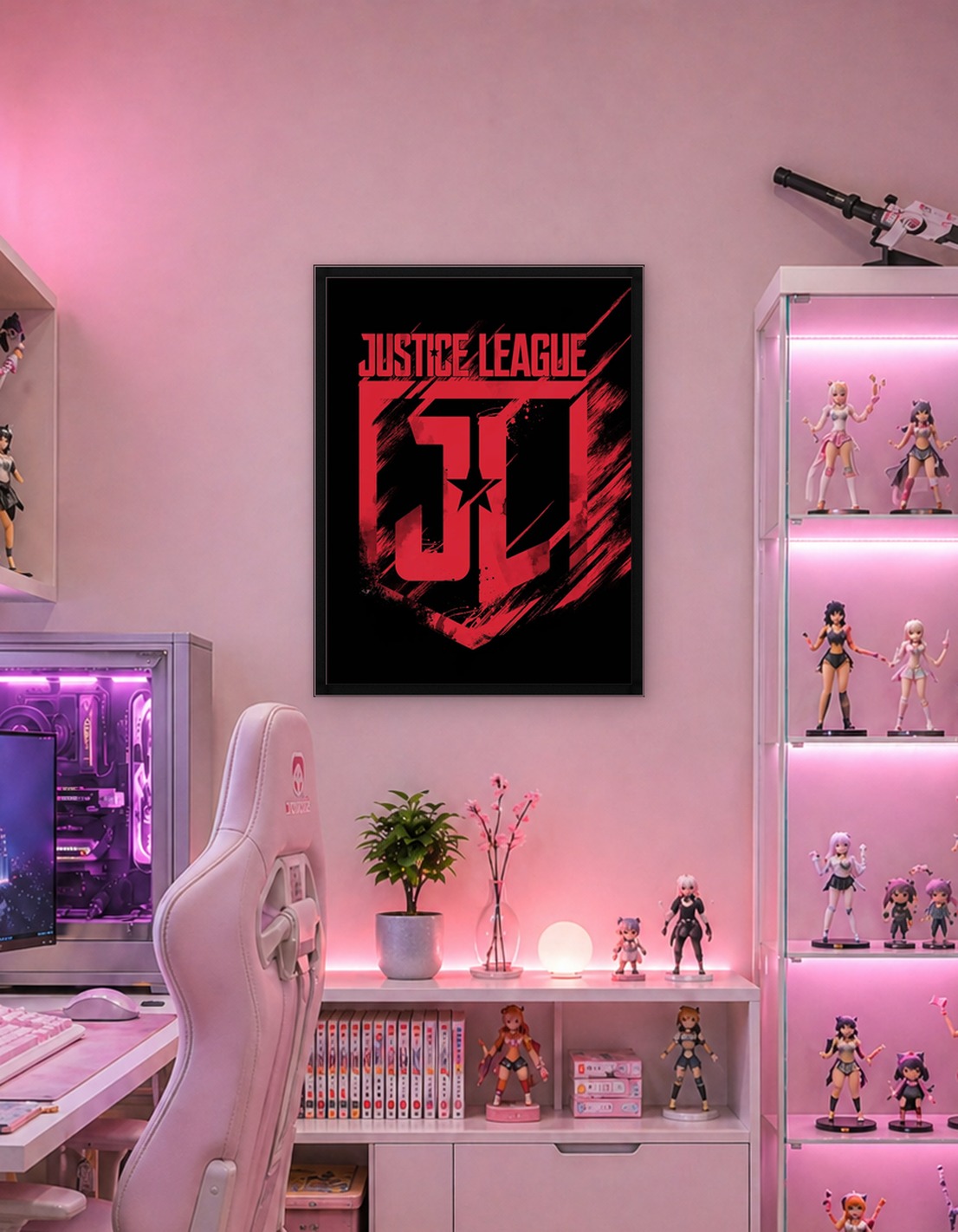 Justice League logo dark