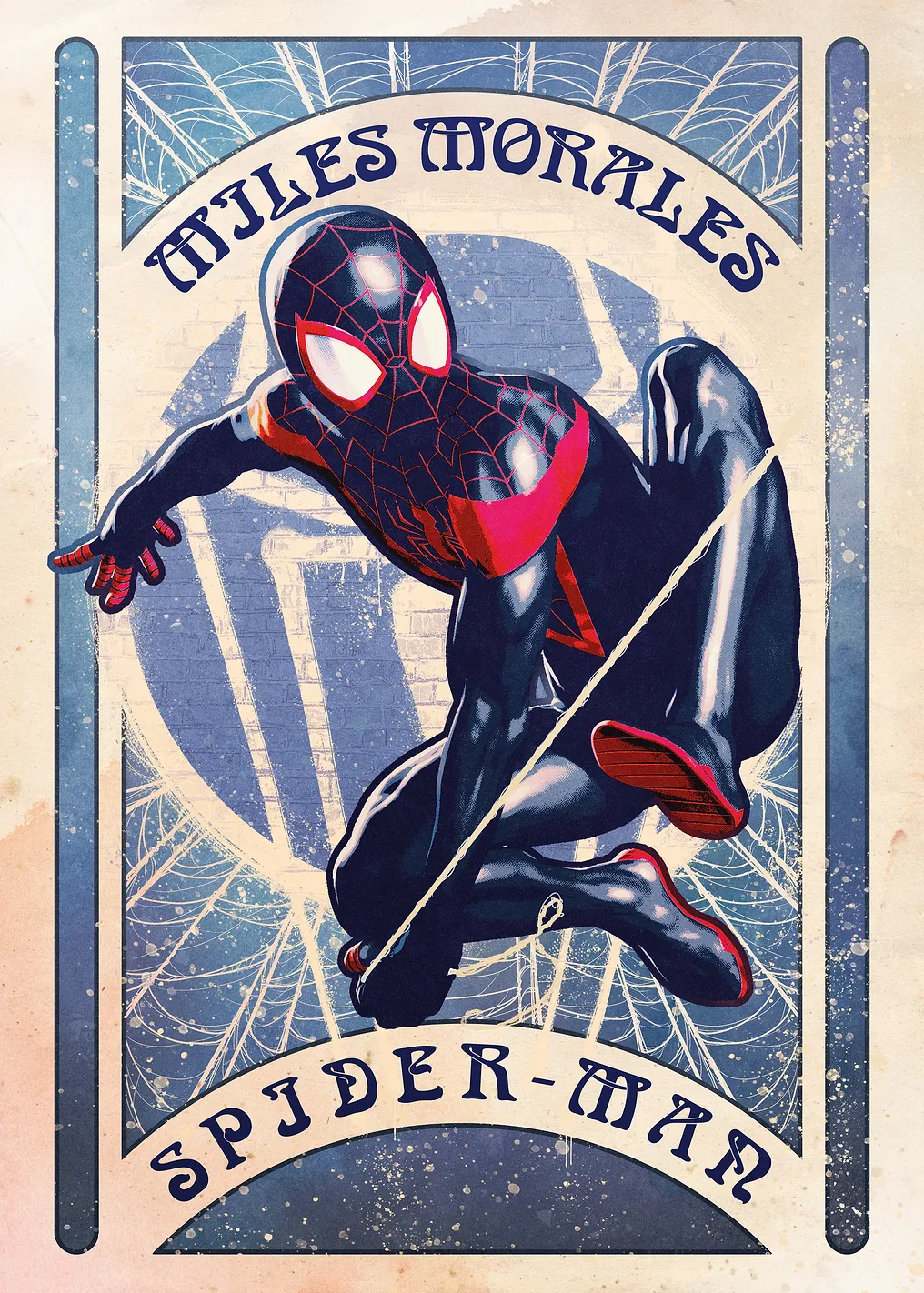 Miles Morales Art Nouveau