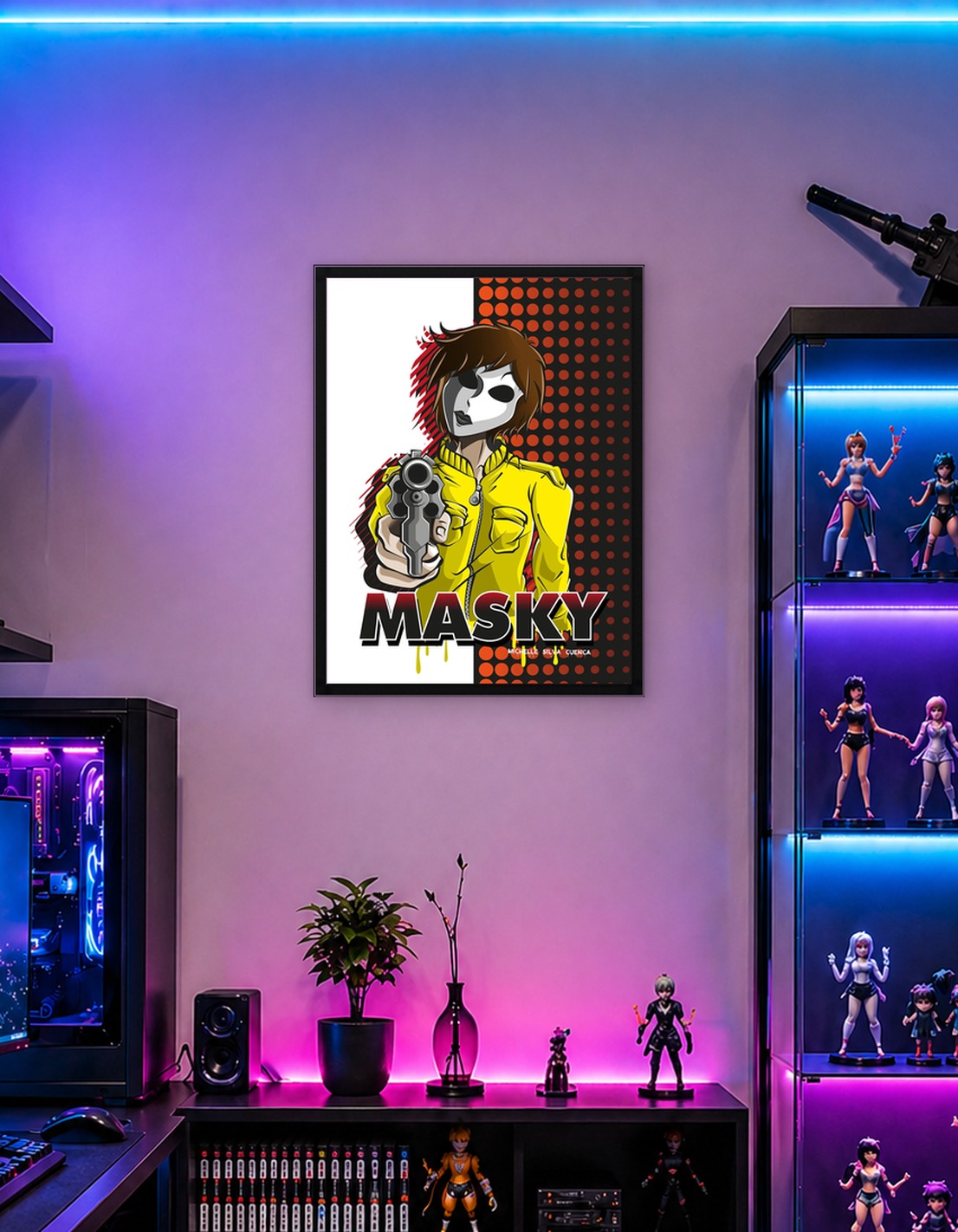 Masky Character Art