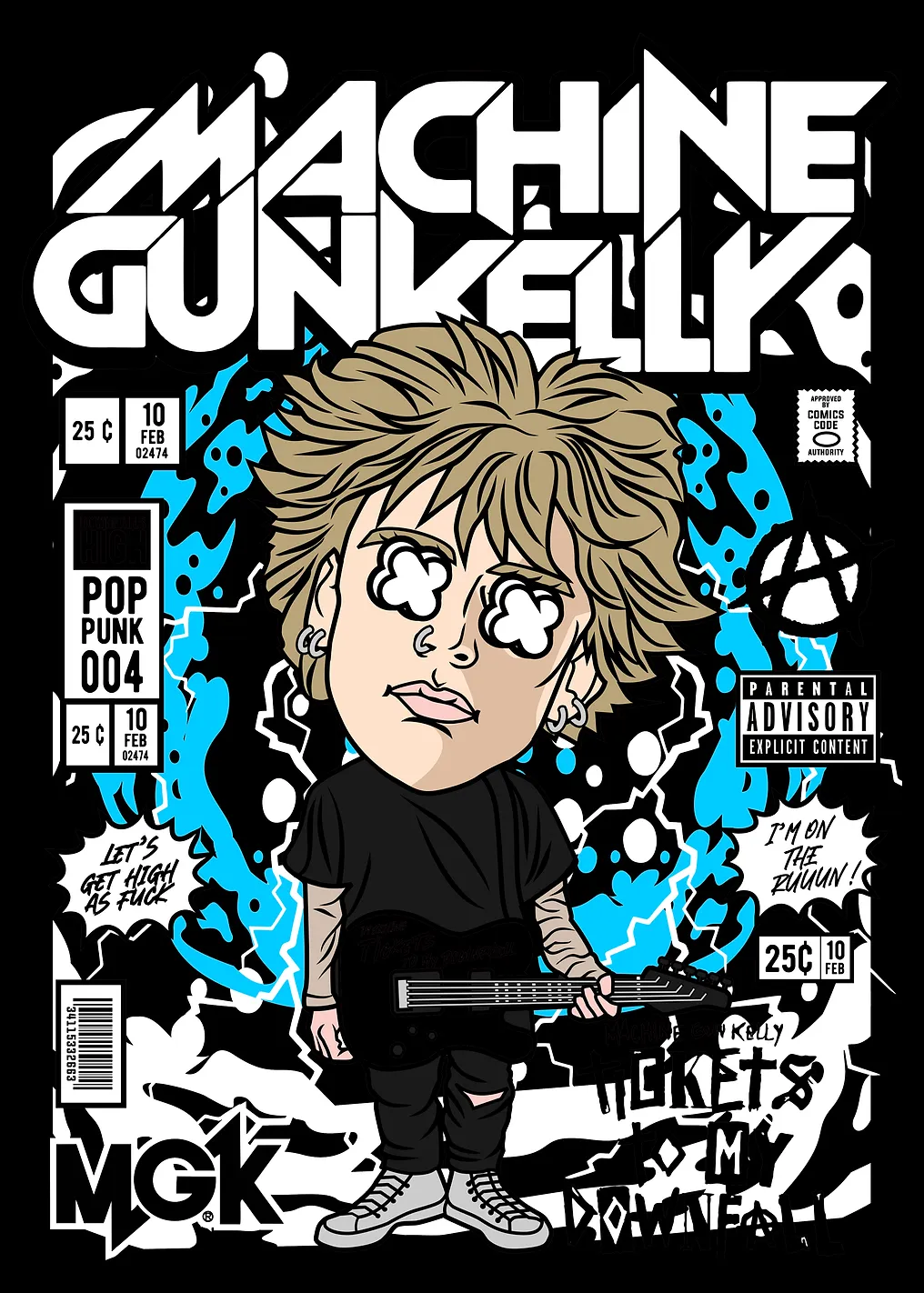 Machine Gun Kelly Pop Punk Comic