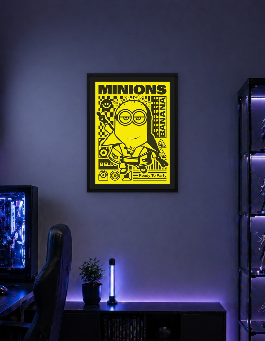 Minion ready to party