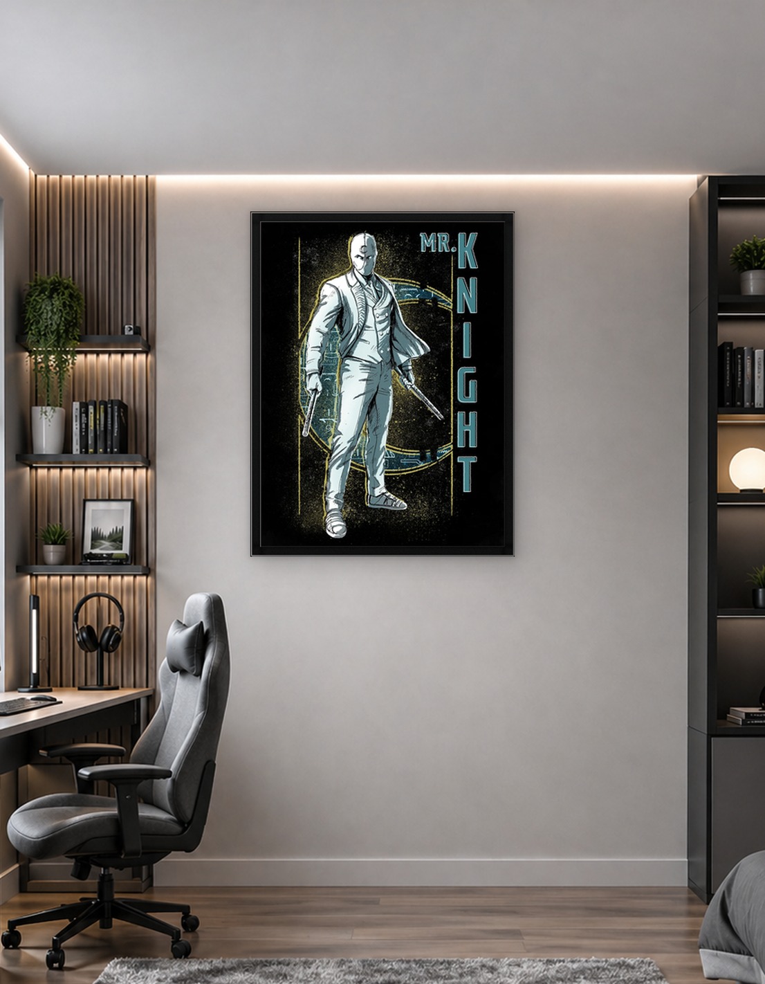 Mr Knight silhouette