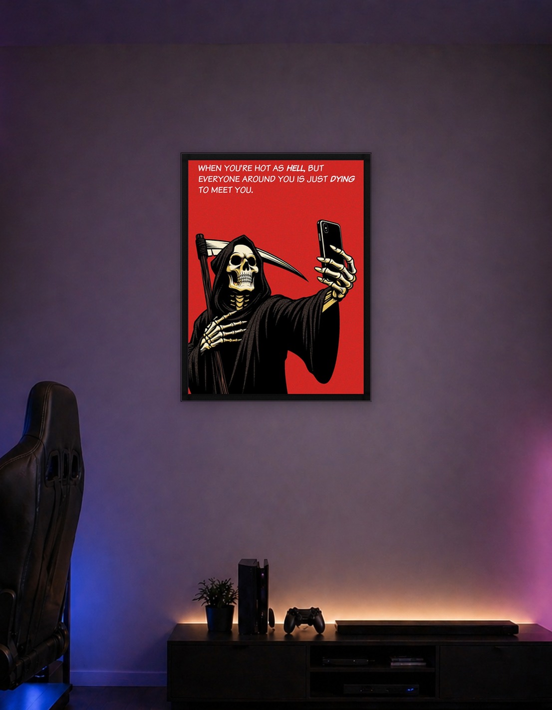 Grim Reaper Dying to Meet