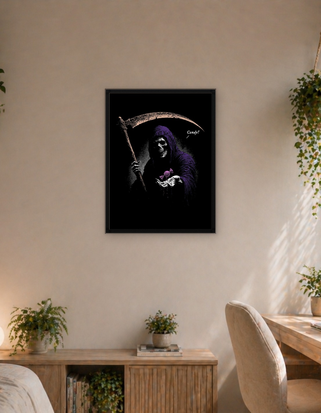 Grim Reaper Offering Candy