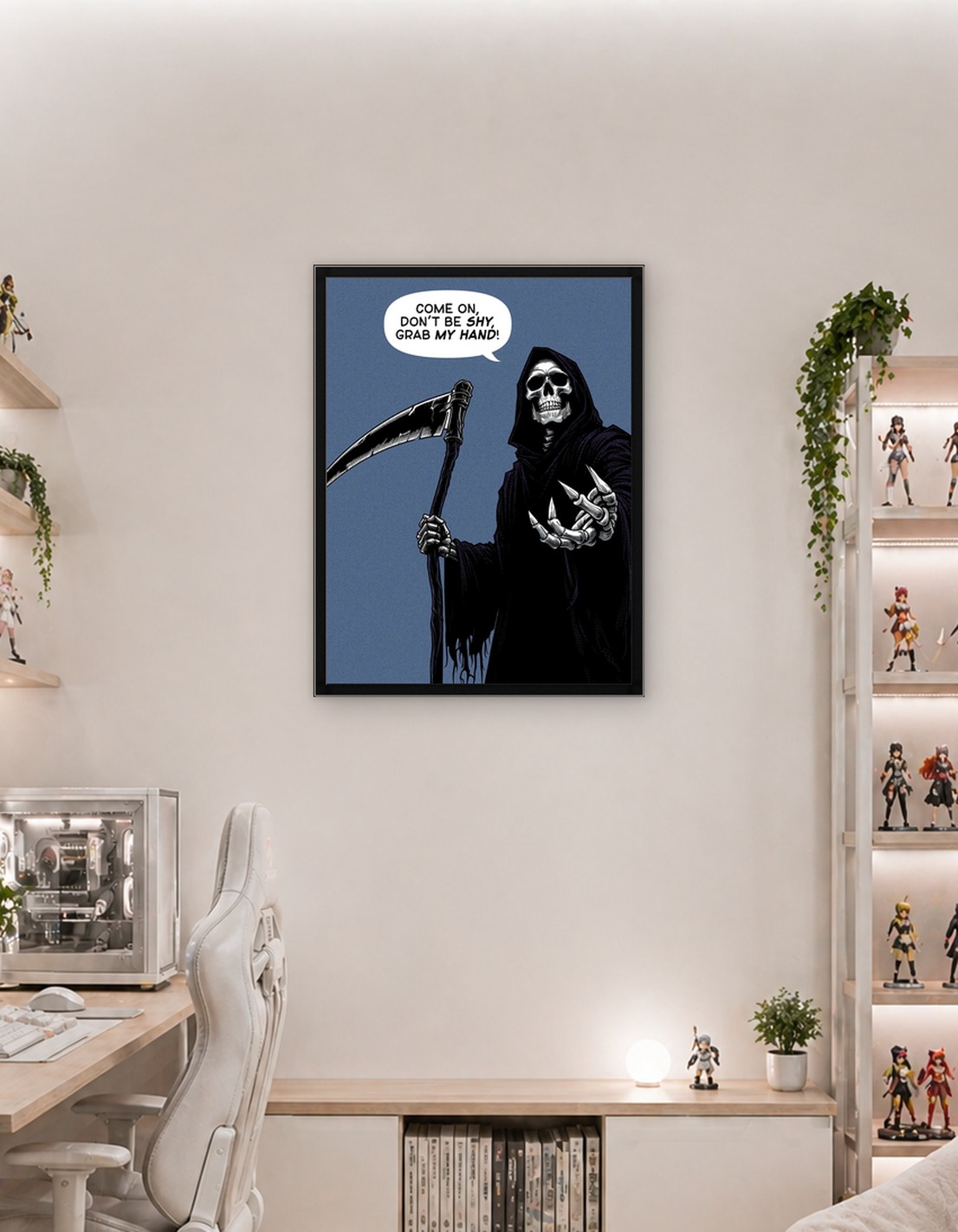 Grim Reaper grab my hand
