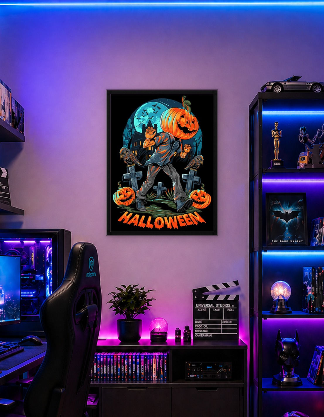 Halloween pumpkin men