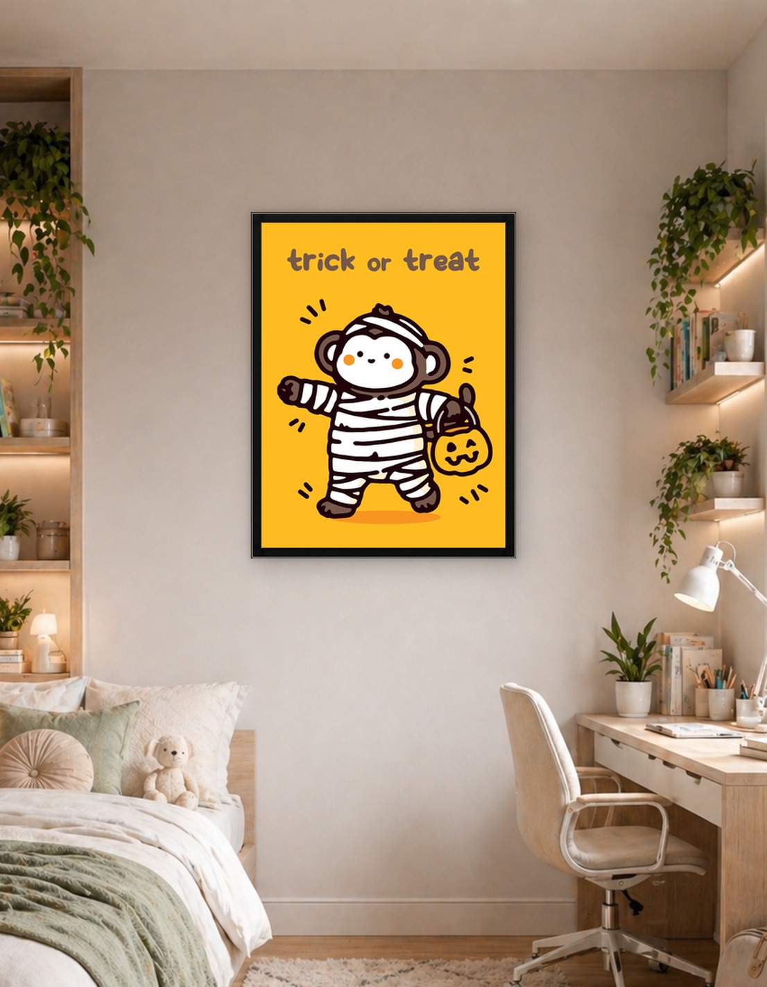 Monkey Mummy Trick or Treat