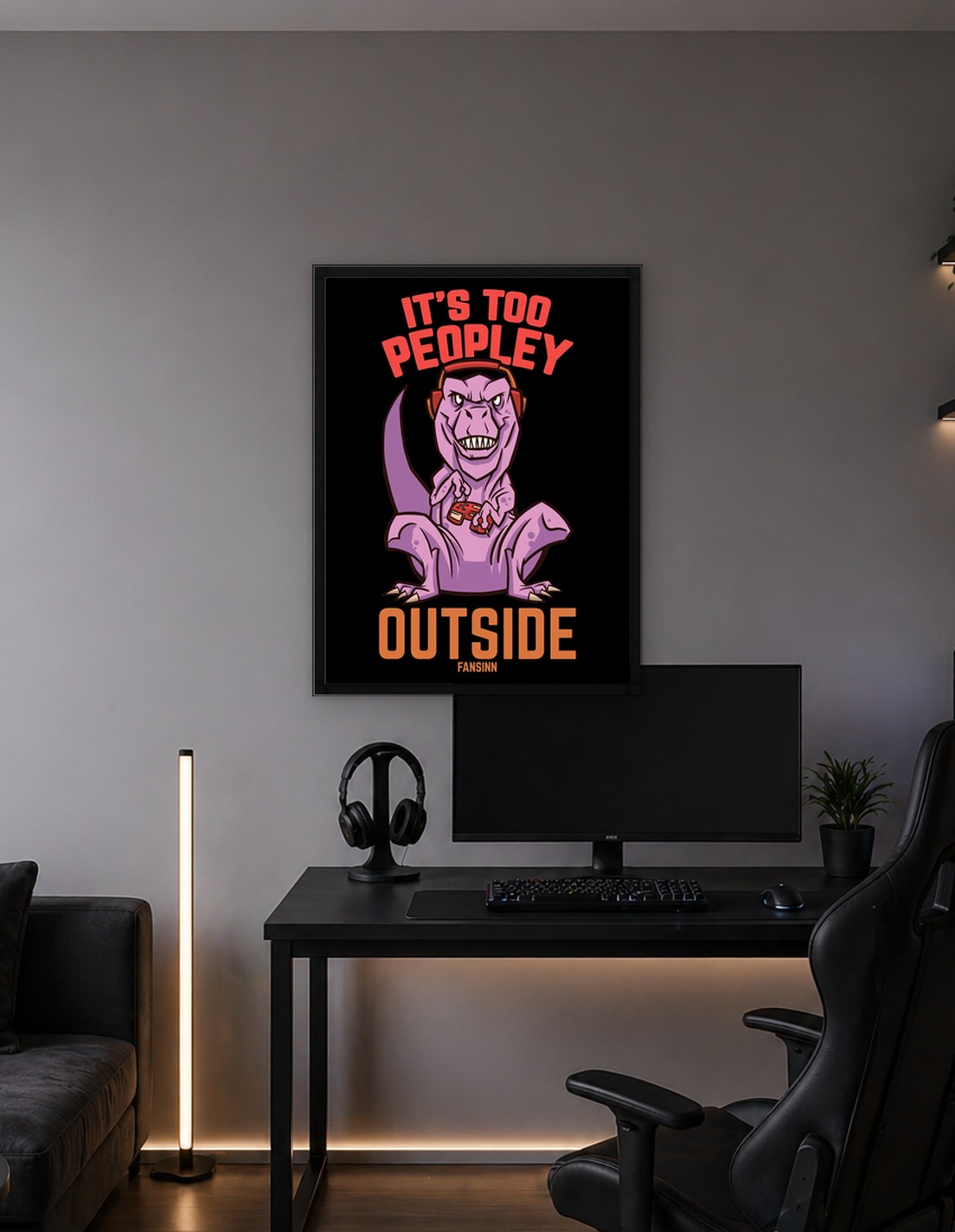 Its Too Peopley Outside T