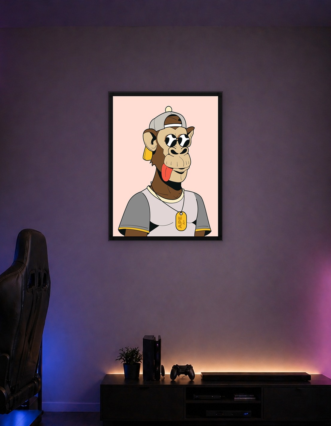 Hand drawn nft style ape - 6302932