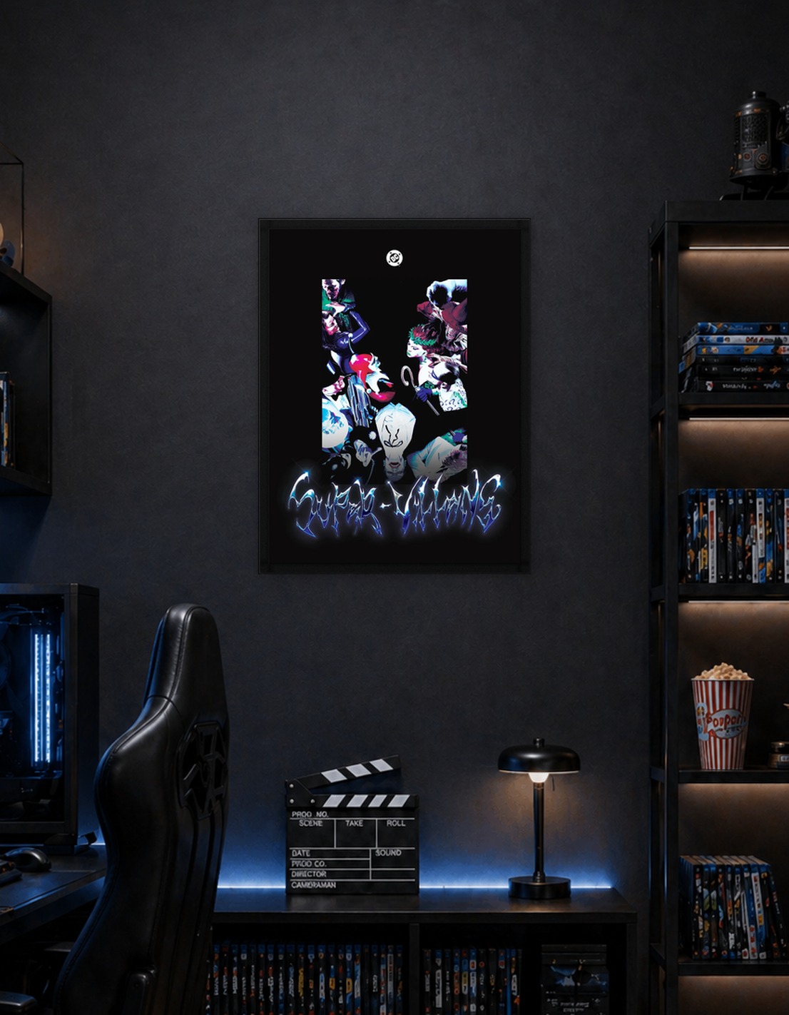 Neon Super-Villains Unite