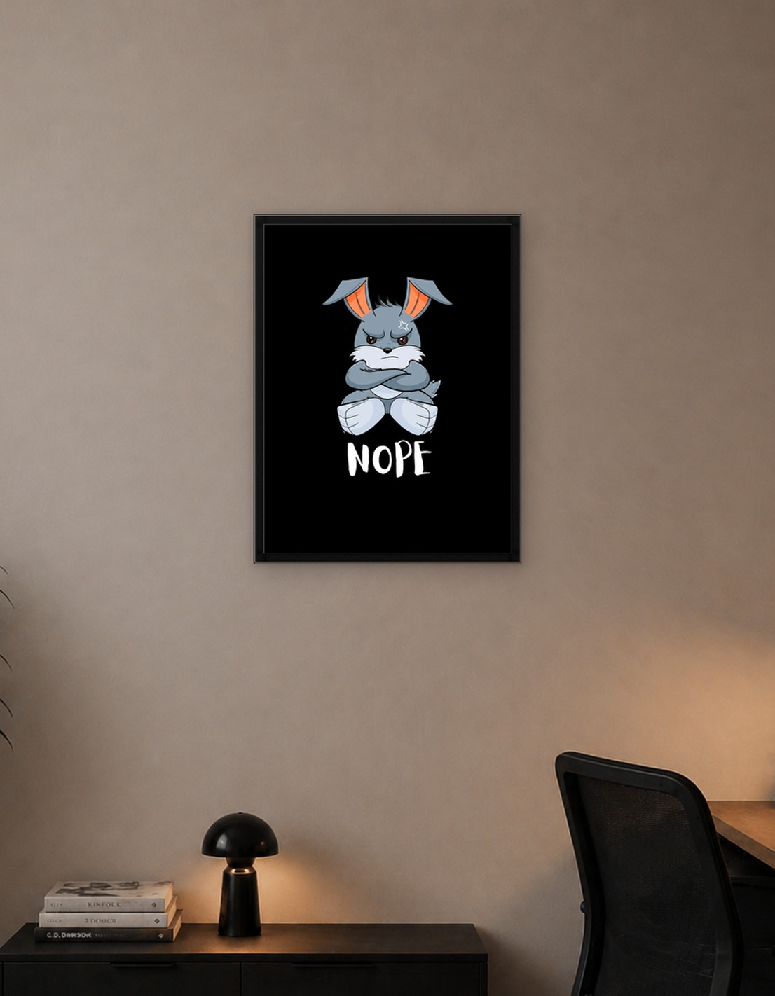 Nope Funny Lazy Rabbit