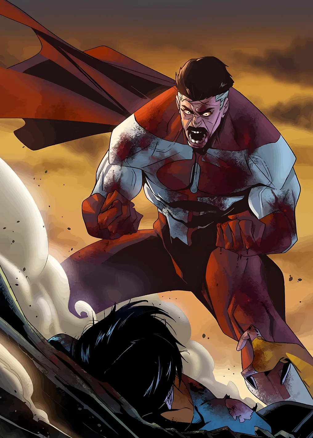 Invincible Comic Book Battle Scene - 8450551