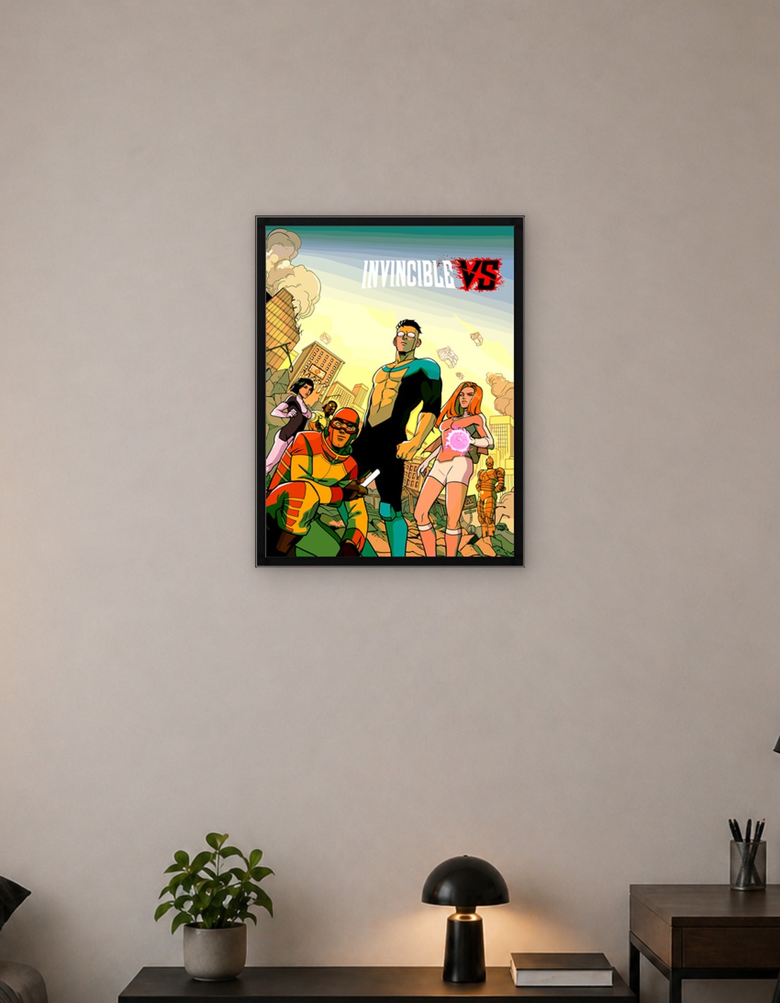 Invincible VS Comic Cover
