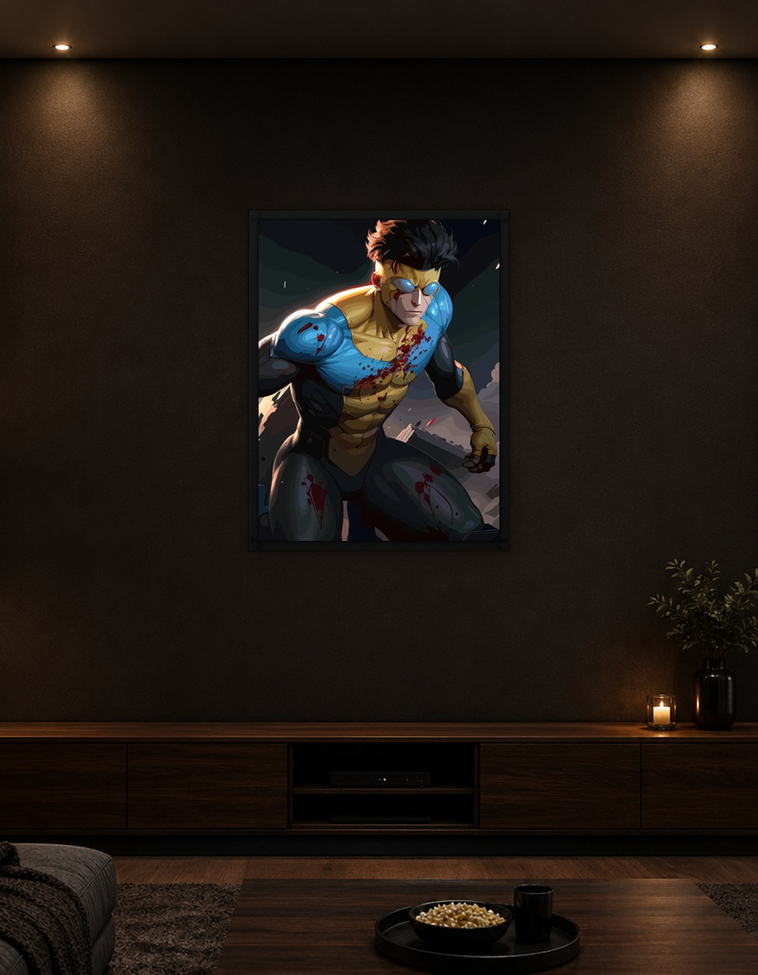 Invincible Hero in Action