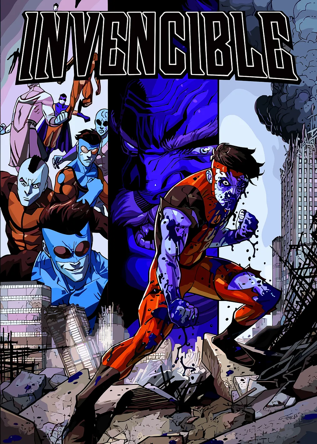 Invincible Comic Book Cover Art - 9152711