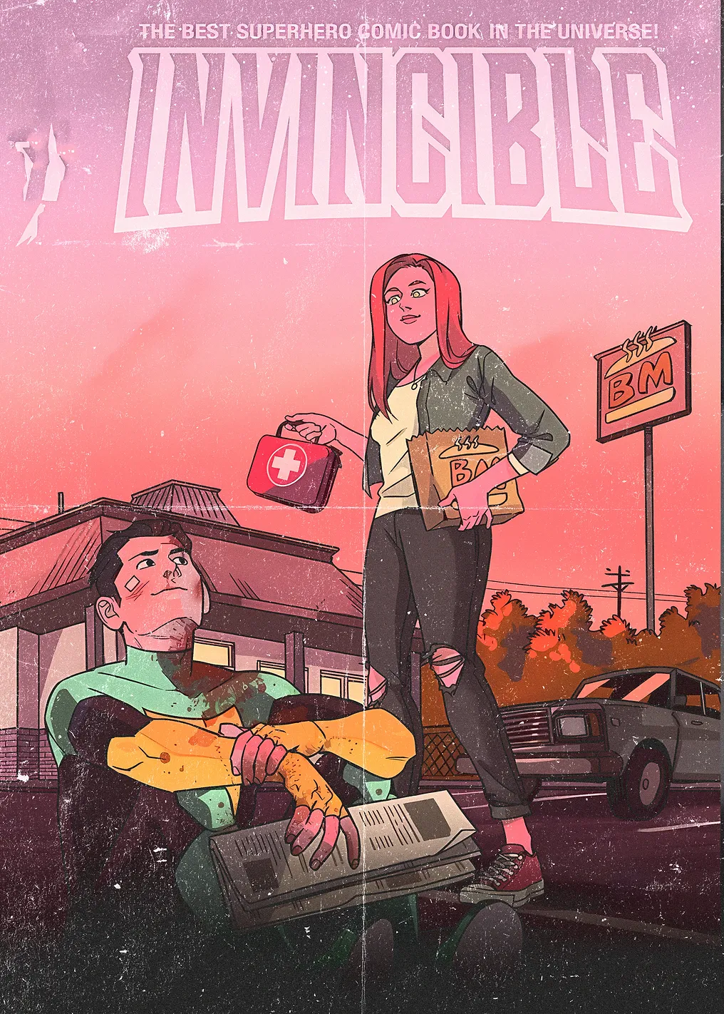 Invincible Comic Book Cover Art - 9153914