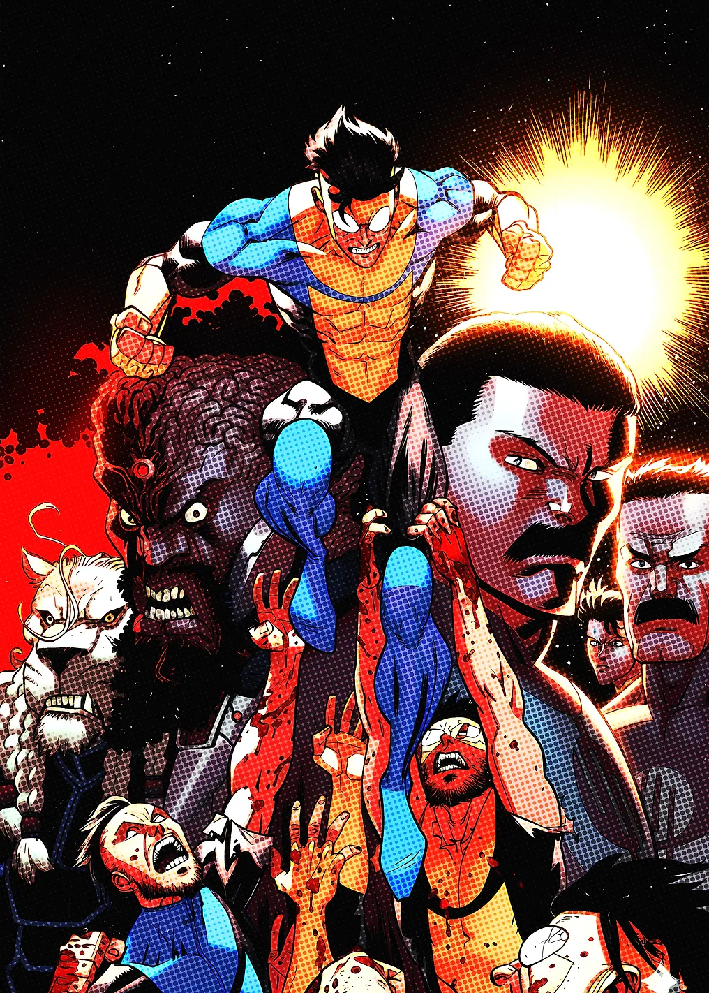 Invincible Comic Book Cover Art - 9301903