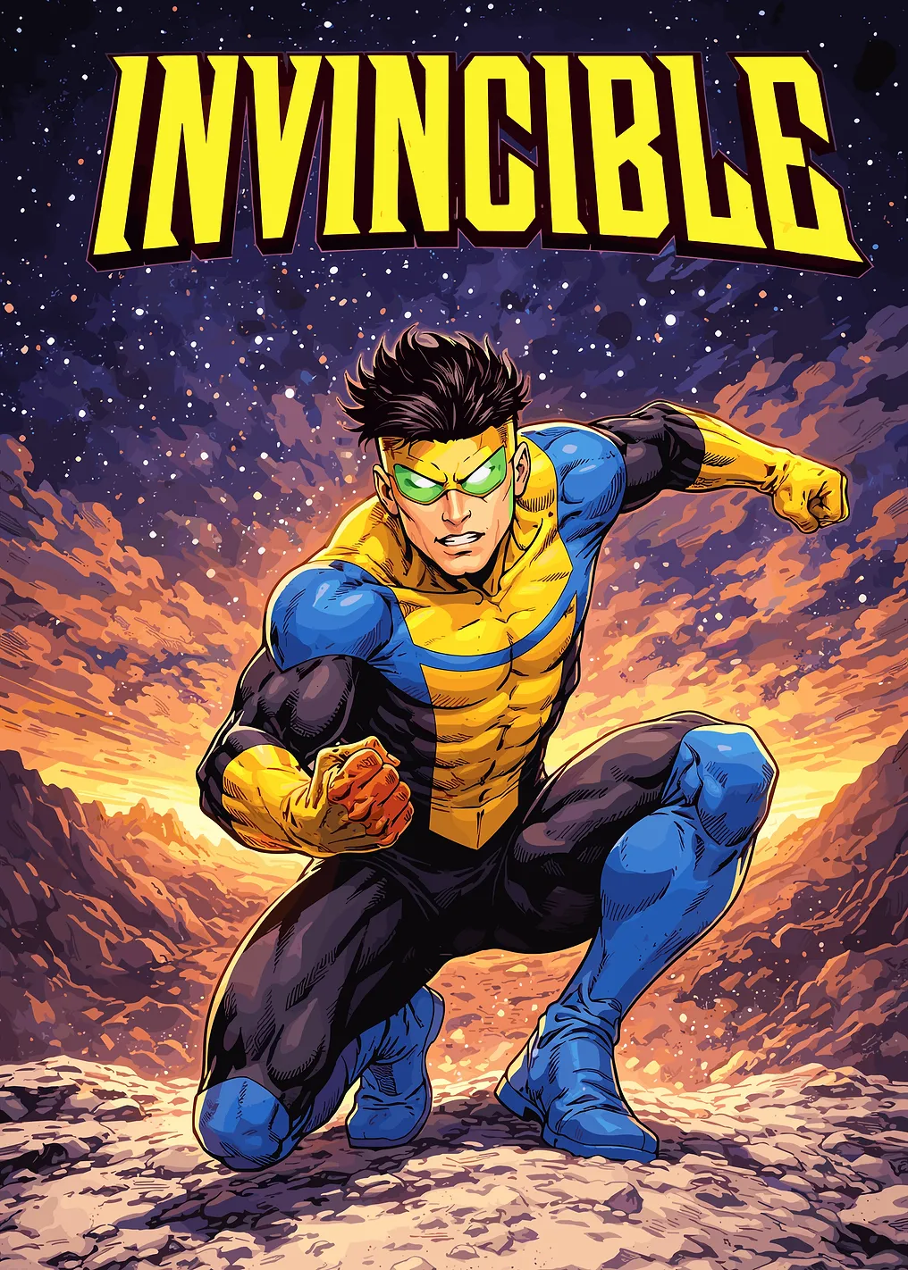 Invincible Comic Book Cover Art - 9498140