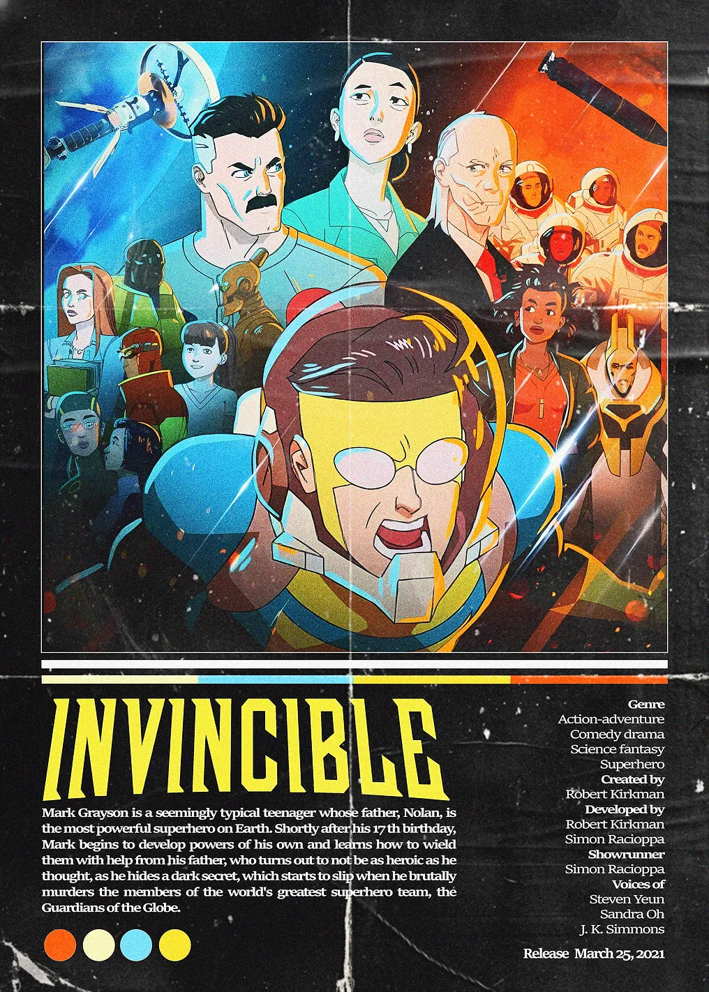 Invincible Animated Series Poster - 9286684
