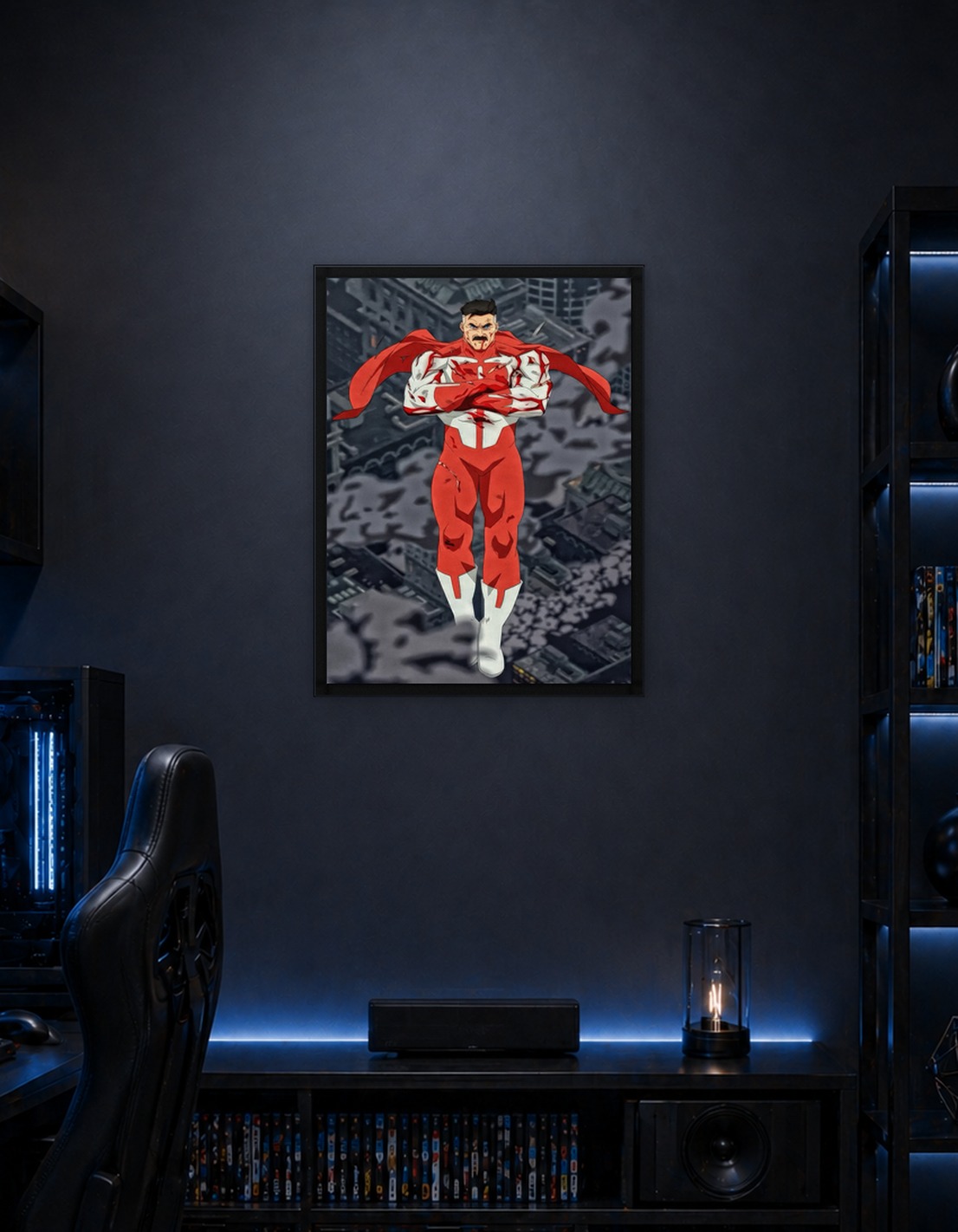 Invincible Superhero in Flight