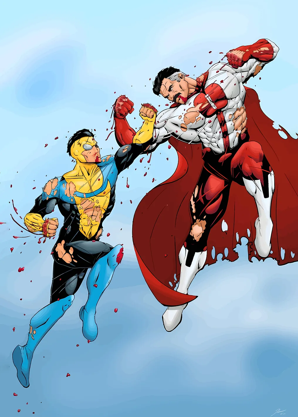 Invincible Comic Book Fight Scene - 8471856
