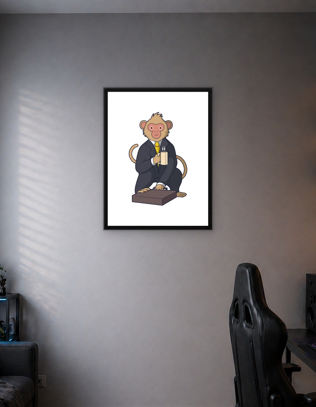 Monkey In Office