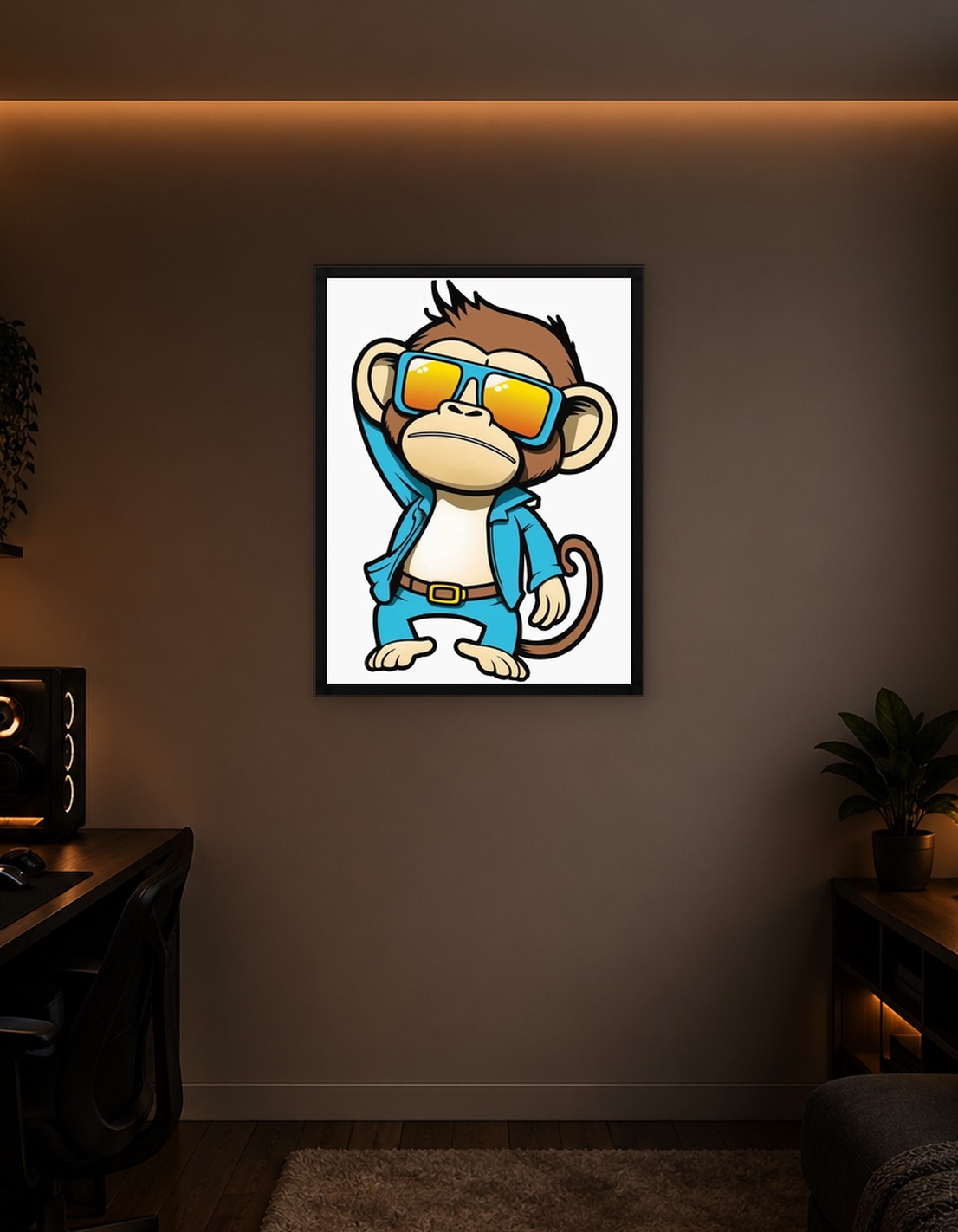 Monkey with Sunglasses