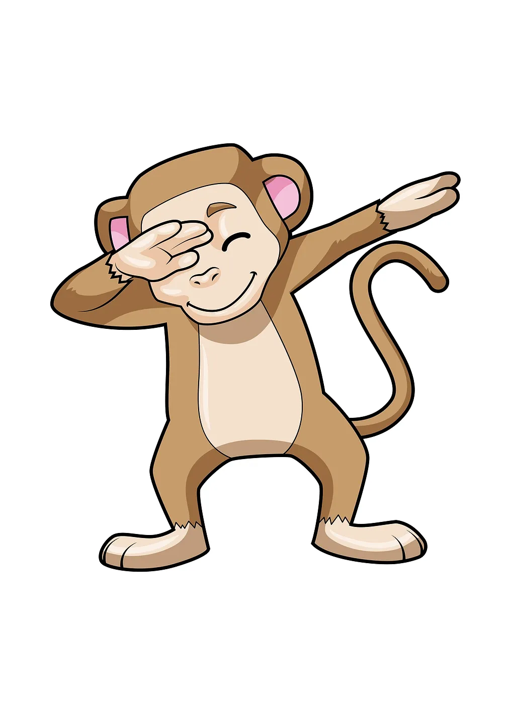 Monkey Hip Hop Dance Dab