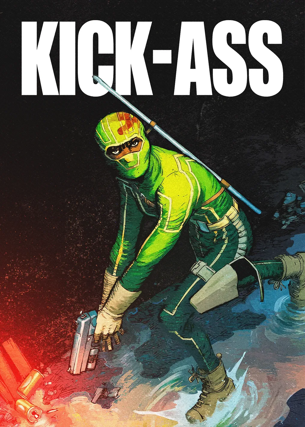 Kick-Ass Comic Book Cover Art