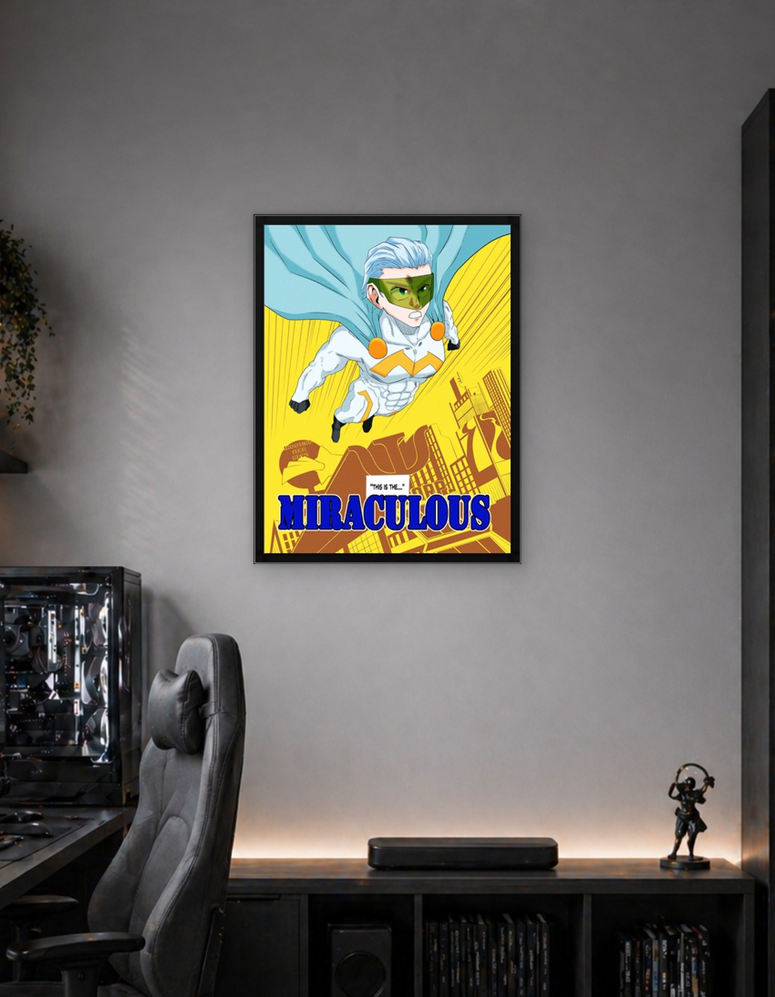 Miraculous Superhero Comic Book Cover