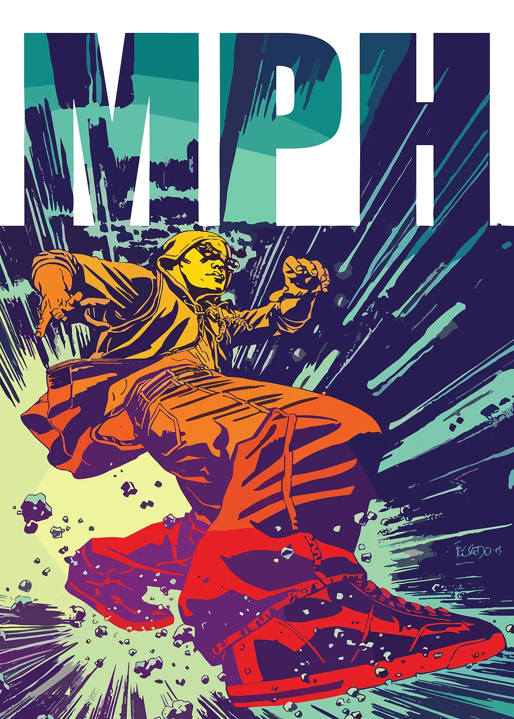 MPH Comic Book Cover Art