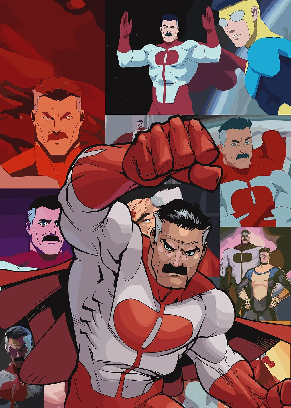 Omni Man Collage