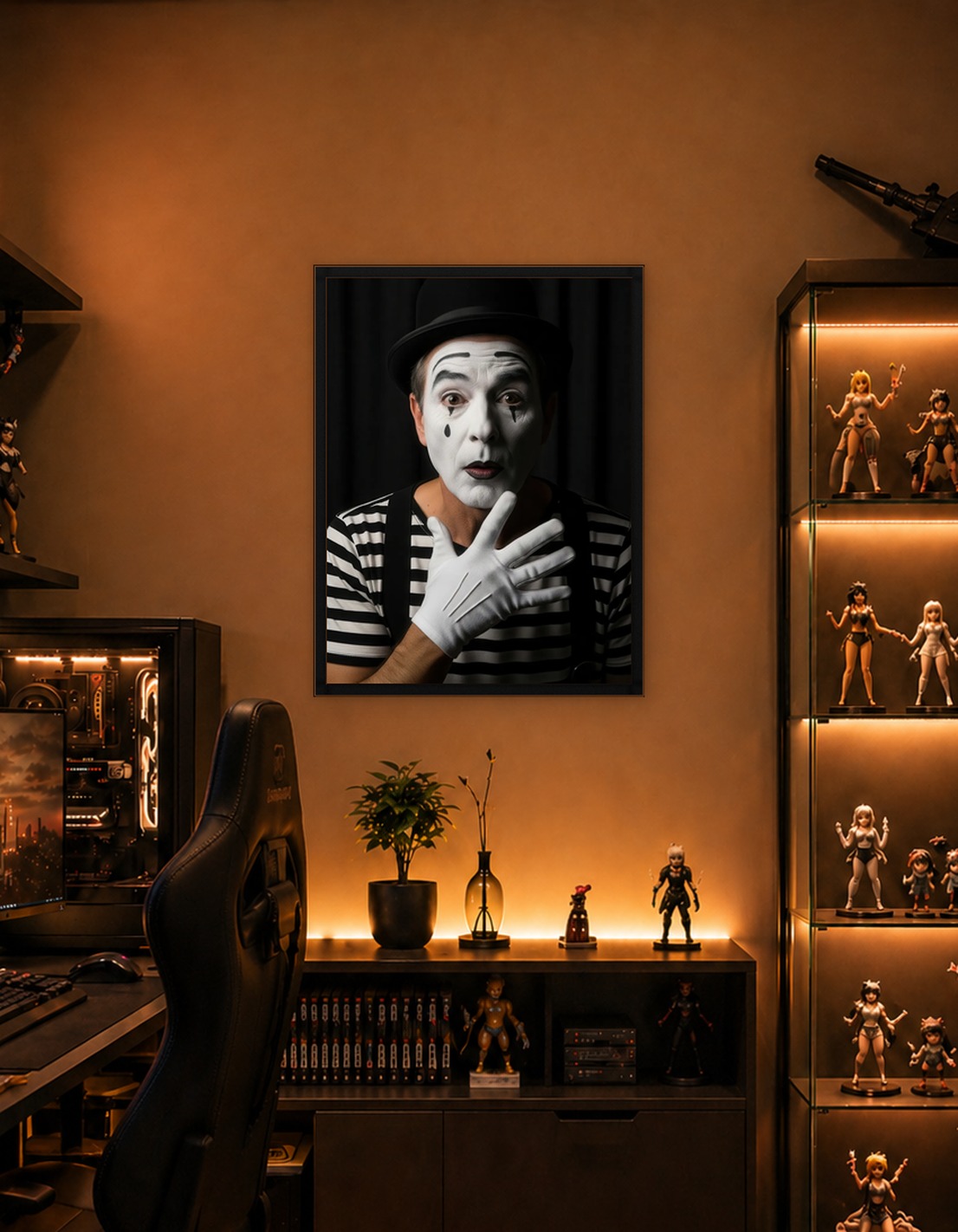 Mime Artist Portrait