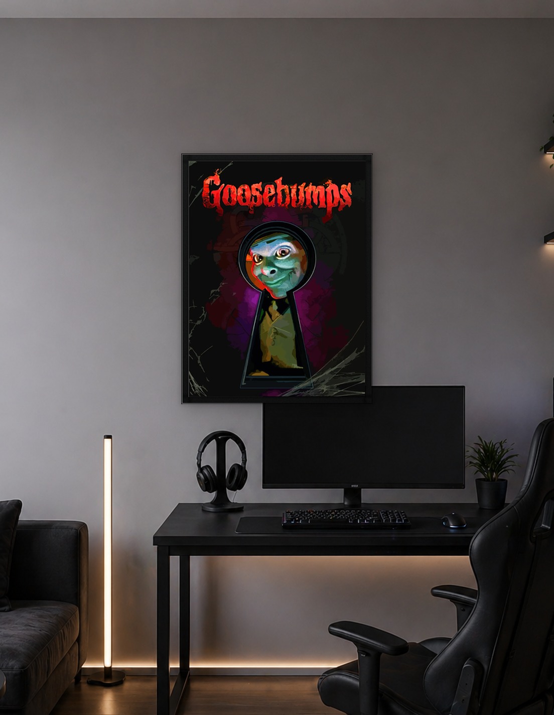 Goosebumps Keyhole Poster