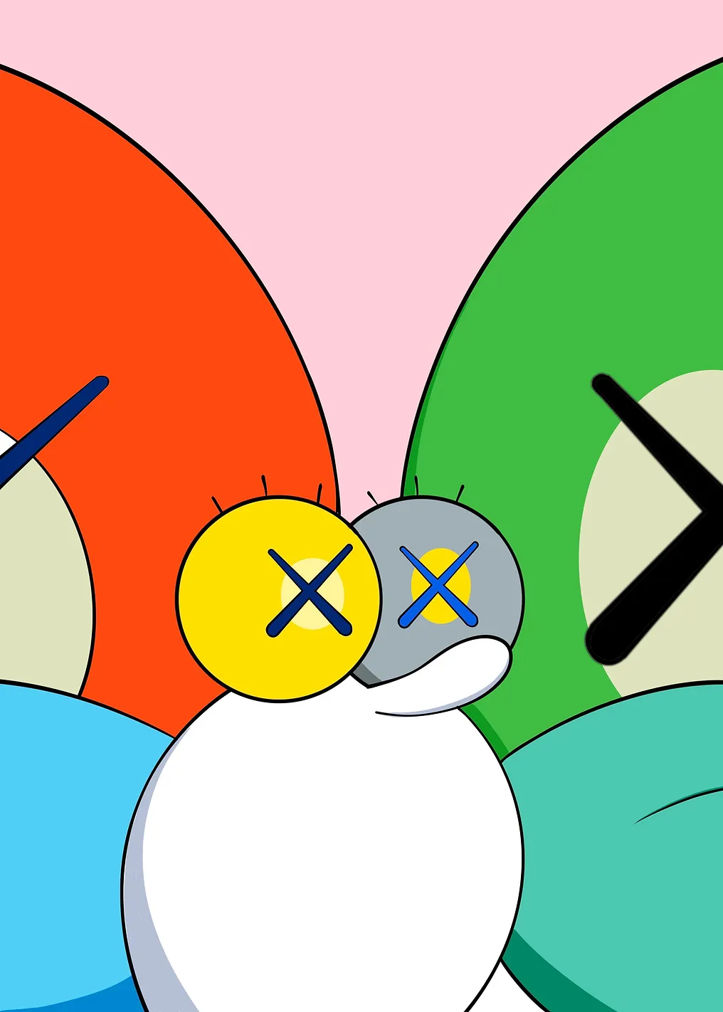 Graffiti kaws posters