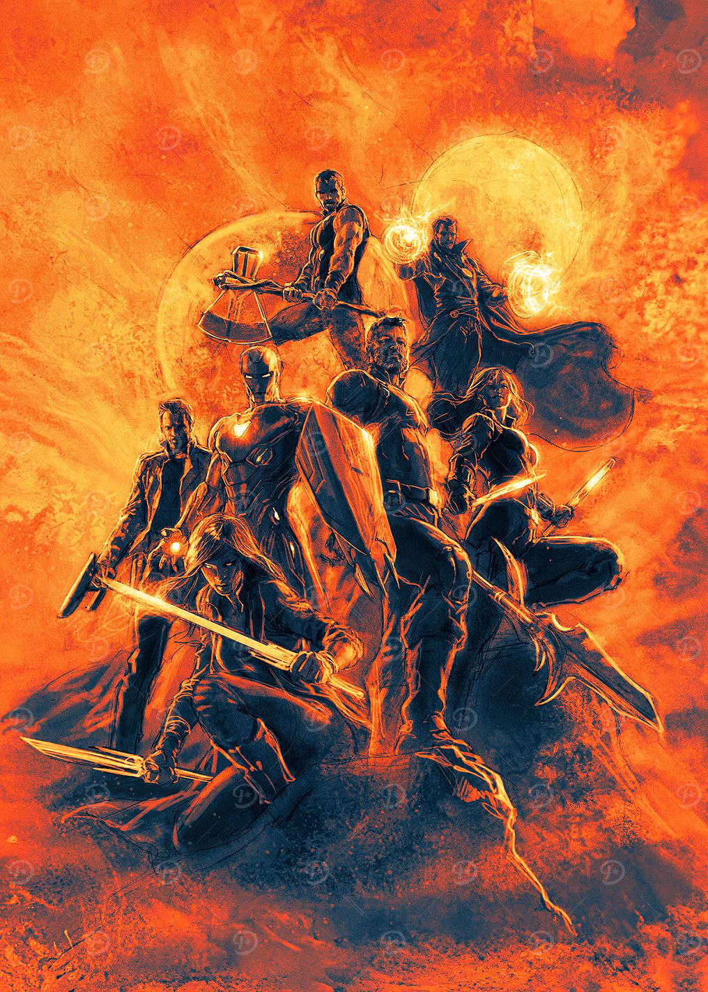 Infinity Saga Sketch 4