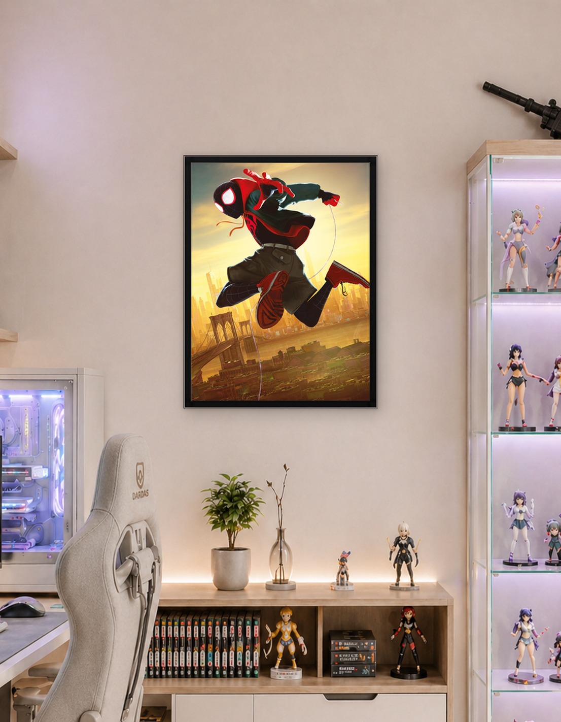 Into the Spider-Verse Miles in Action