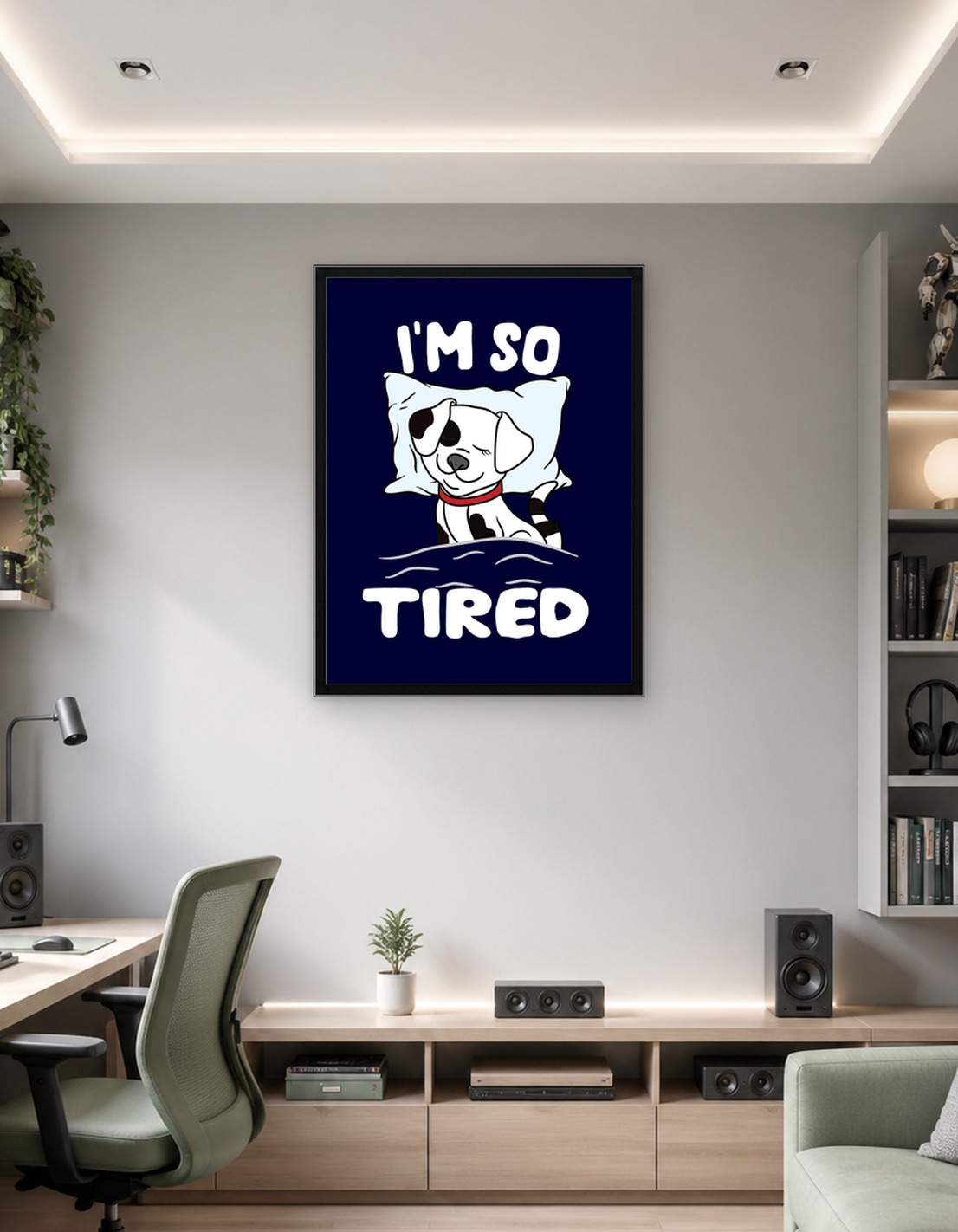 Im so Tired Sleeping Dog