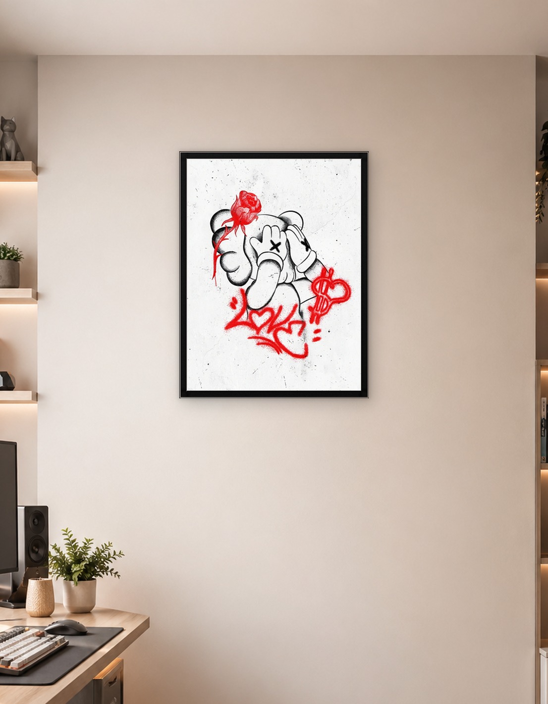 Kaws Graffiti hypebeast