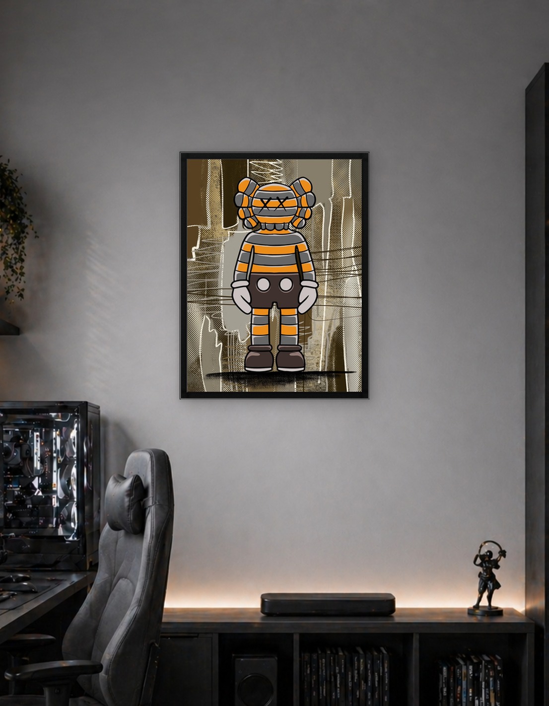 Kaws Dolls unique abstract - 6860434
