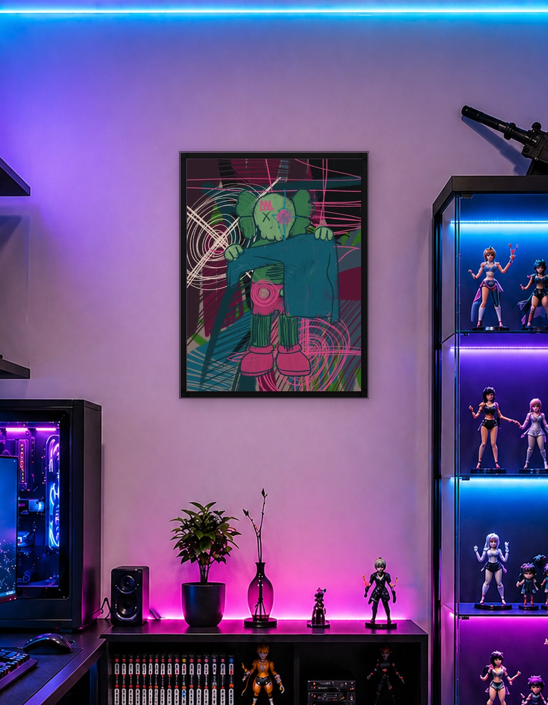 Kaws Dolls unique abstrac - 7148531