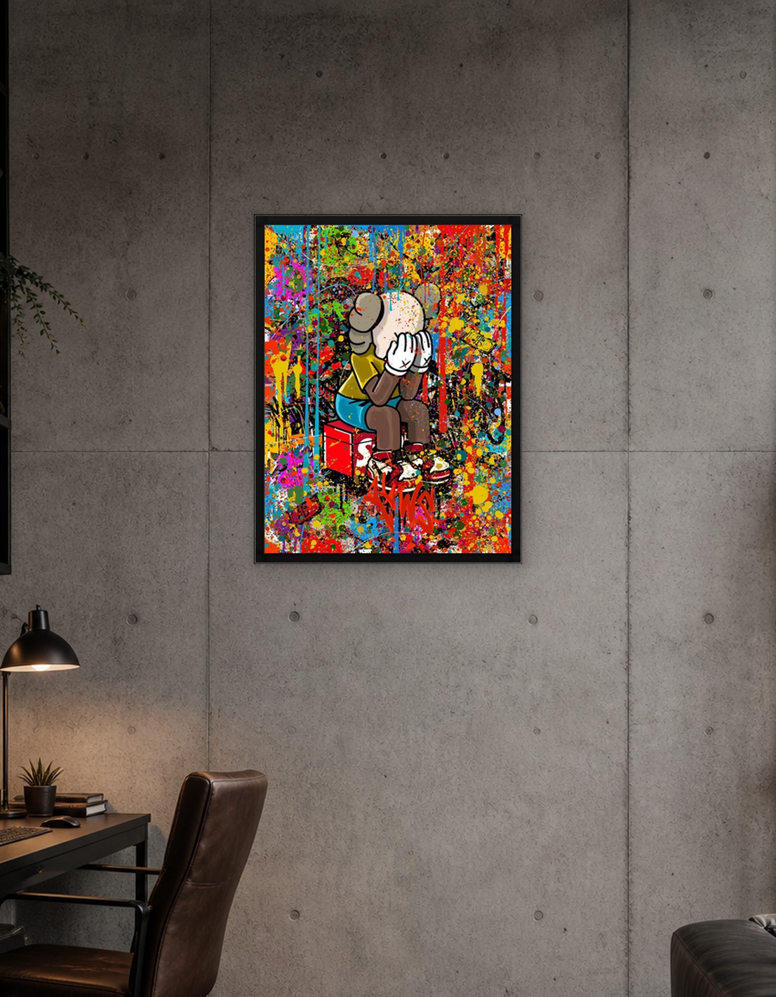 KAWS граффити 2
