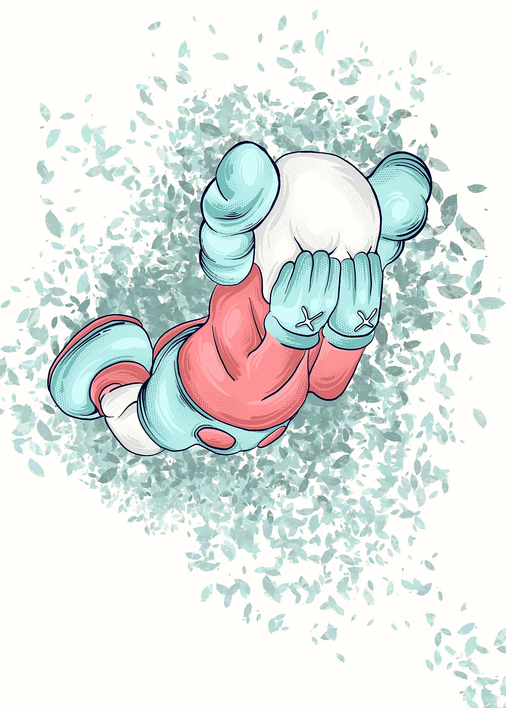 KawsFly blindfolded