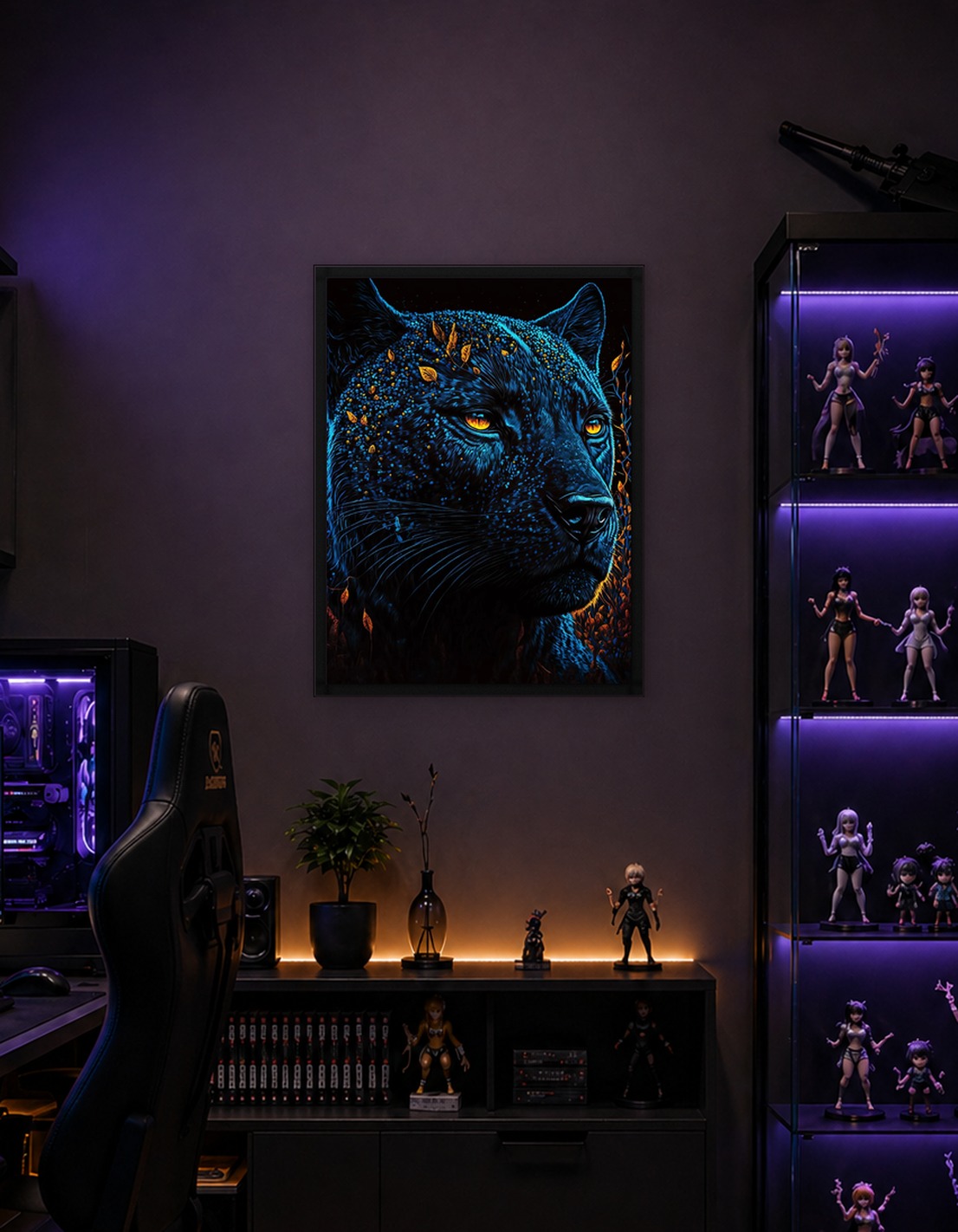 Splash Paint Black Panther